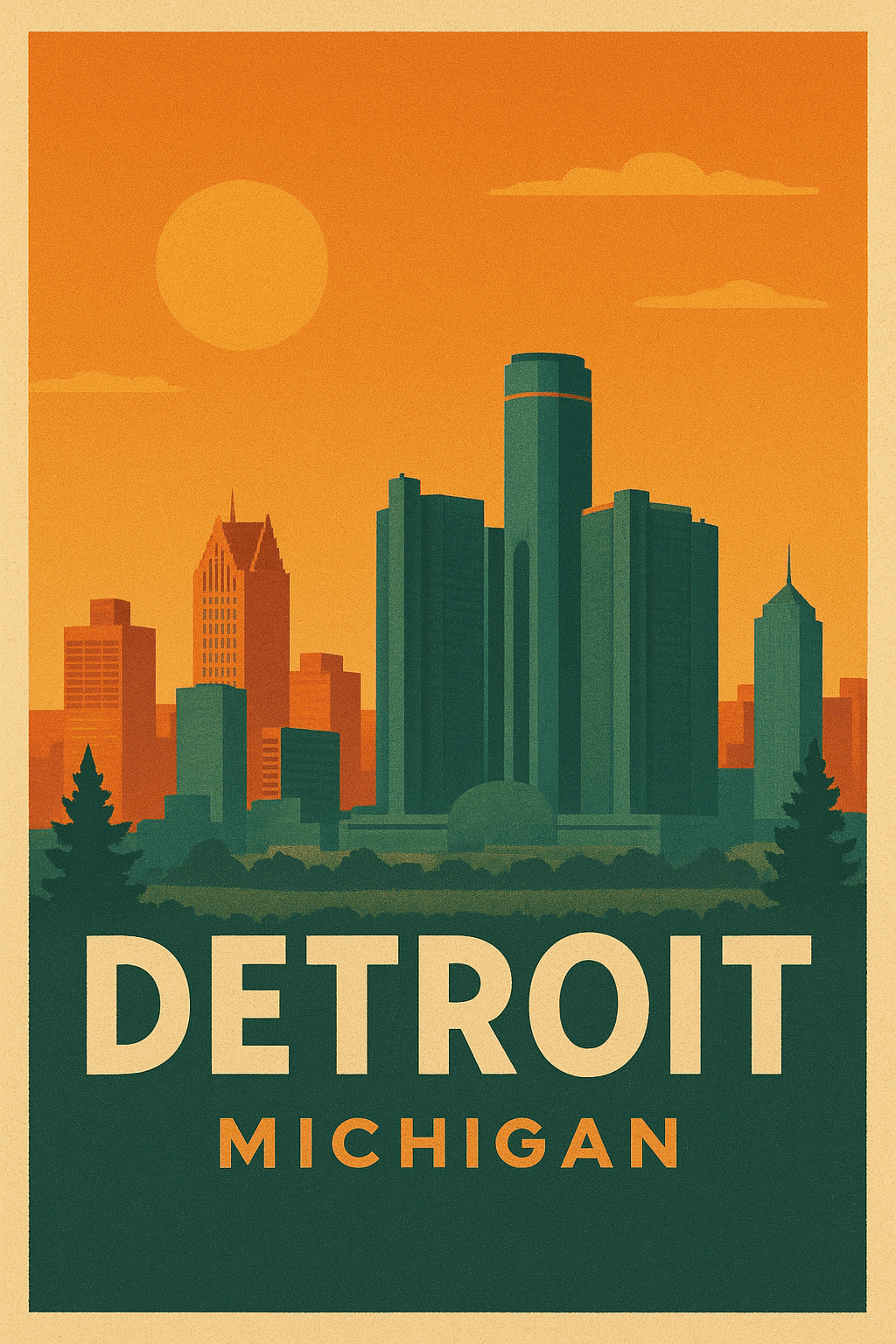 Detroit skyline
